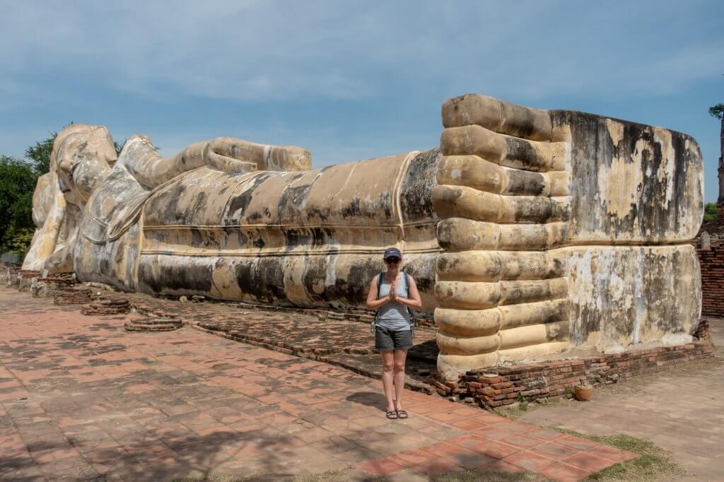 le temple Phra Bouddha Sai Yat à Ayutthaya