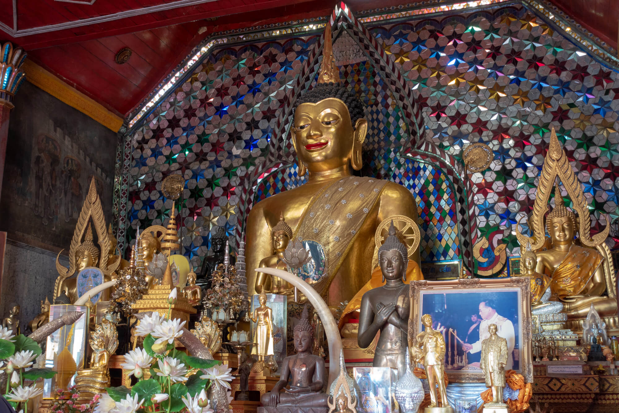 Bouddha dans Doi Suthep Chiang Mai