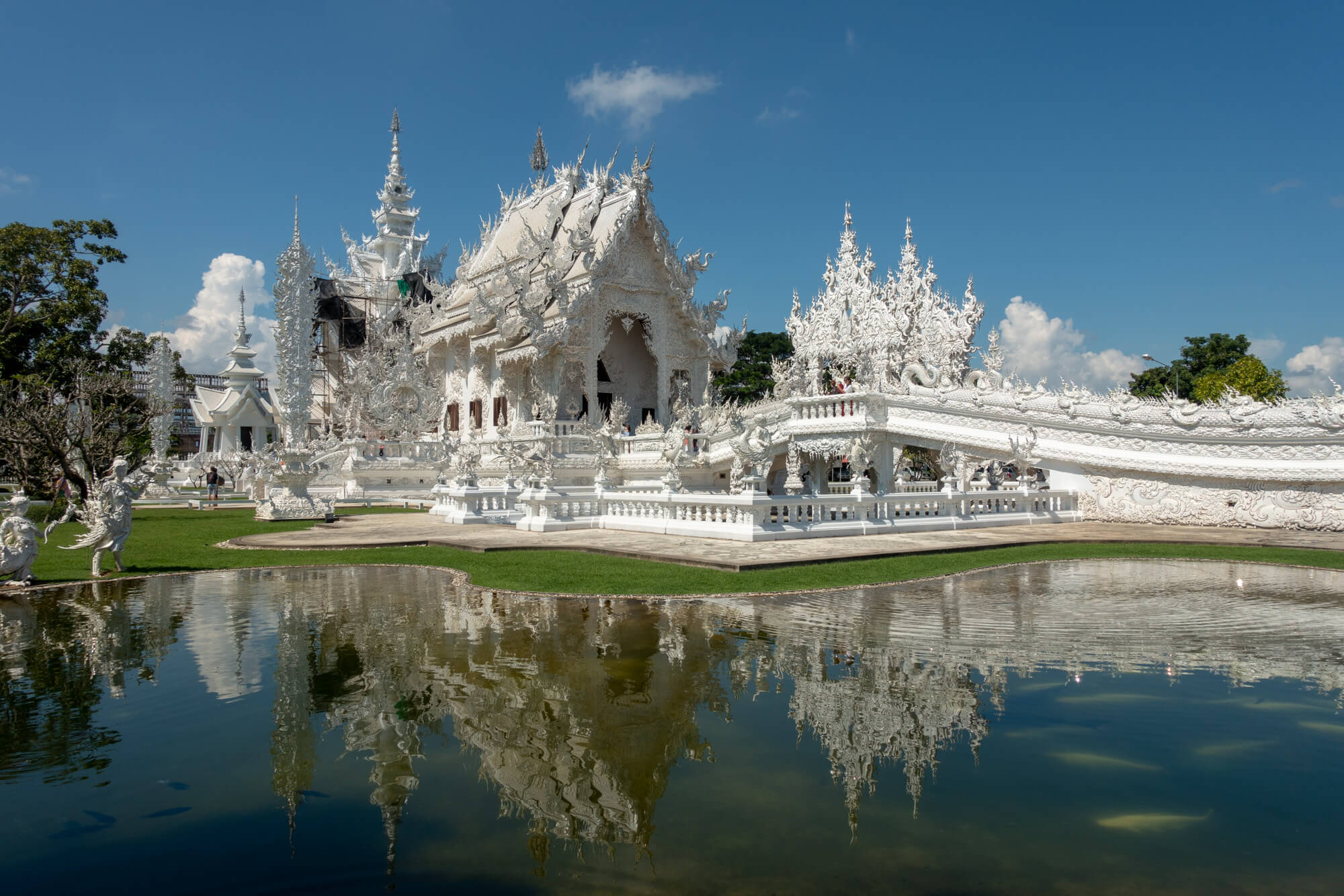 le white temple ou Wat Rong Khun de Chiang Rai