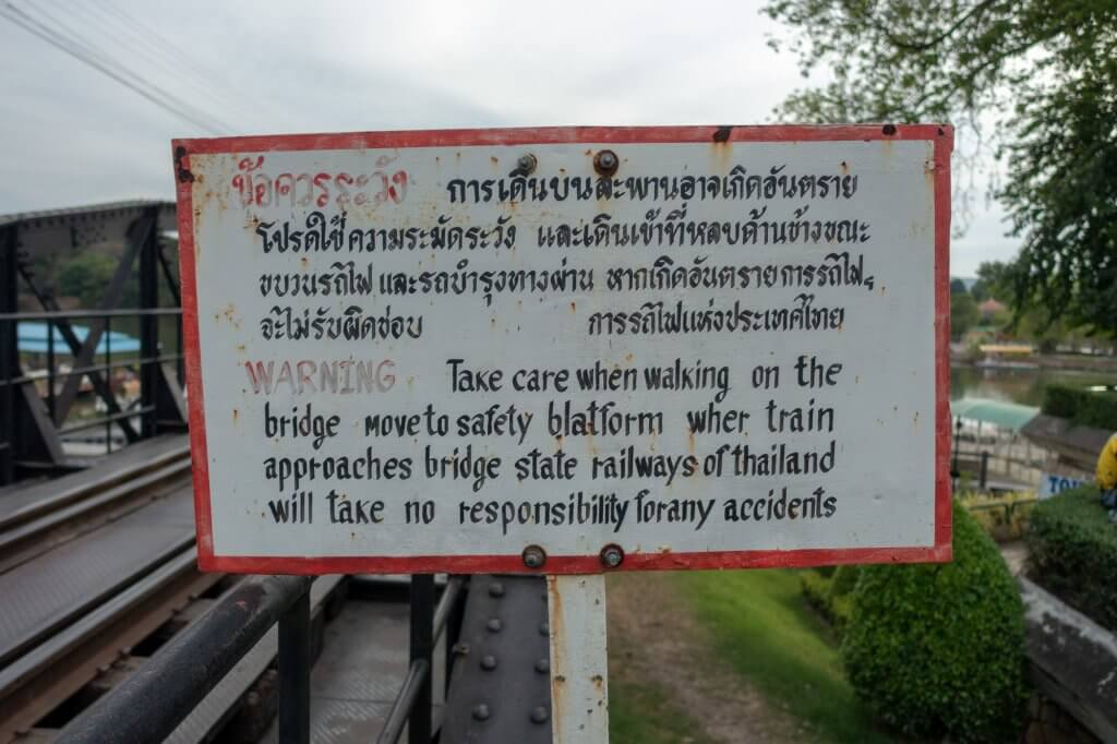 le pont de la riviere Kwai en Thaïlande
