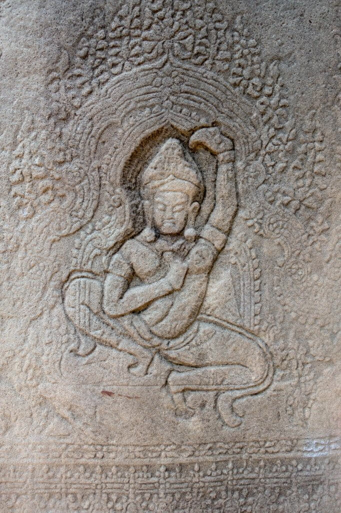 Bas-relief du temple Preah Kahn