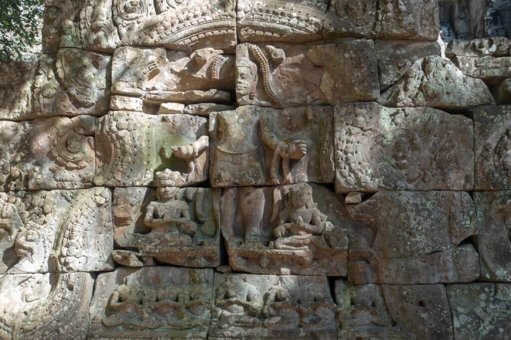 bas-relief du temple Ta Som à Angkor