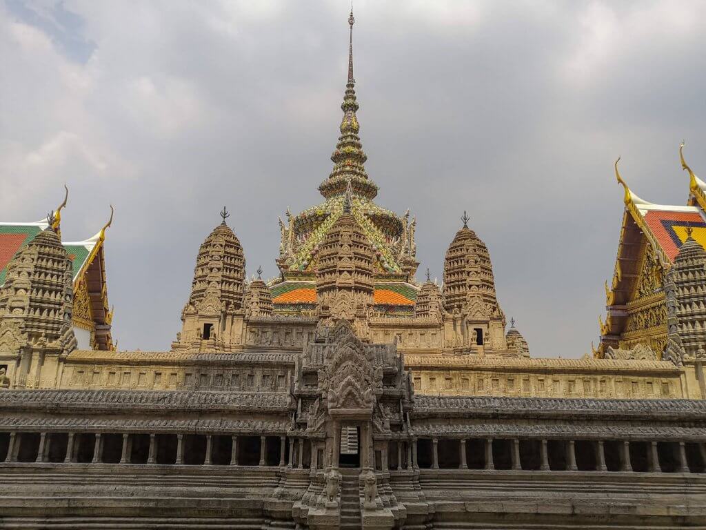 la réplique d'Angkor Wat au palais royal de Bangkok