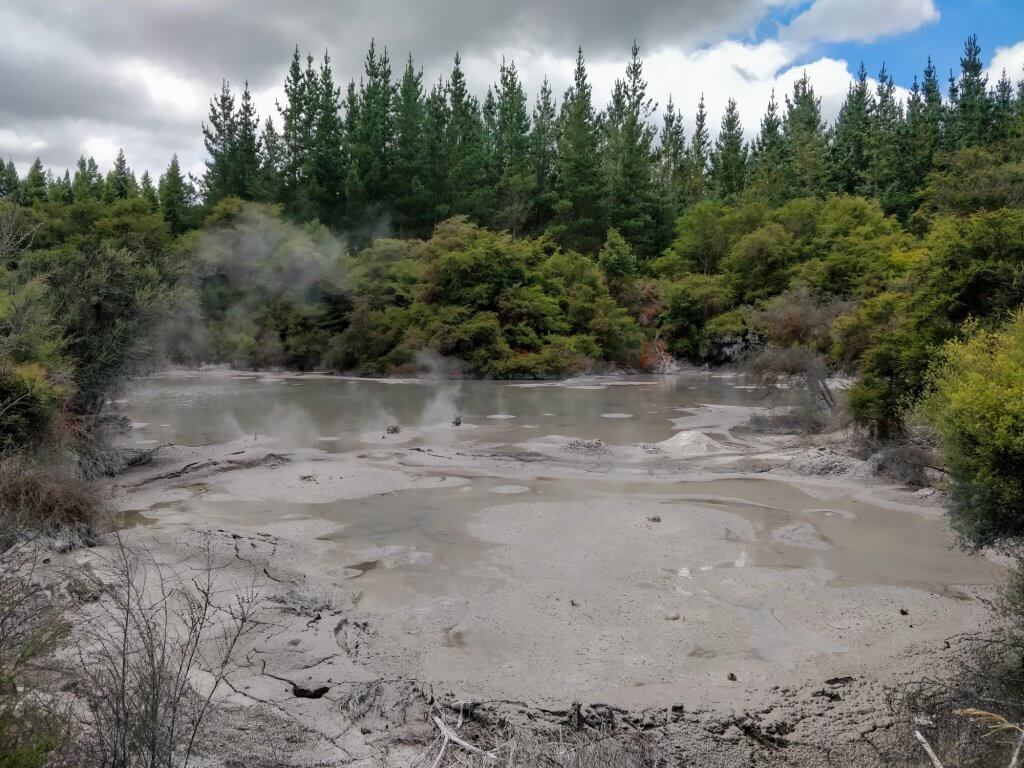 Les mud pools de Wai-O-Tapu