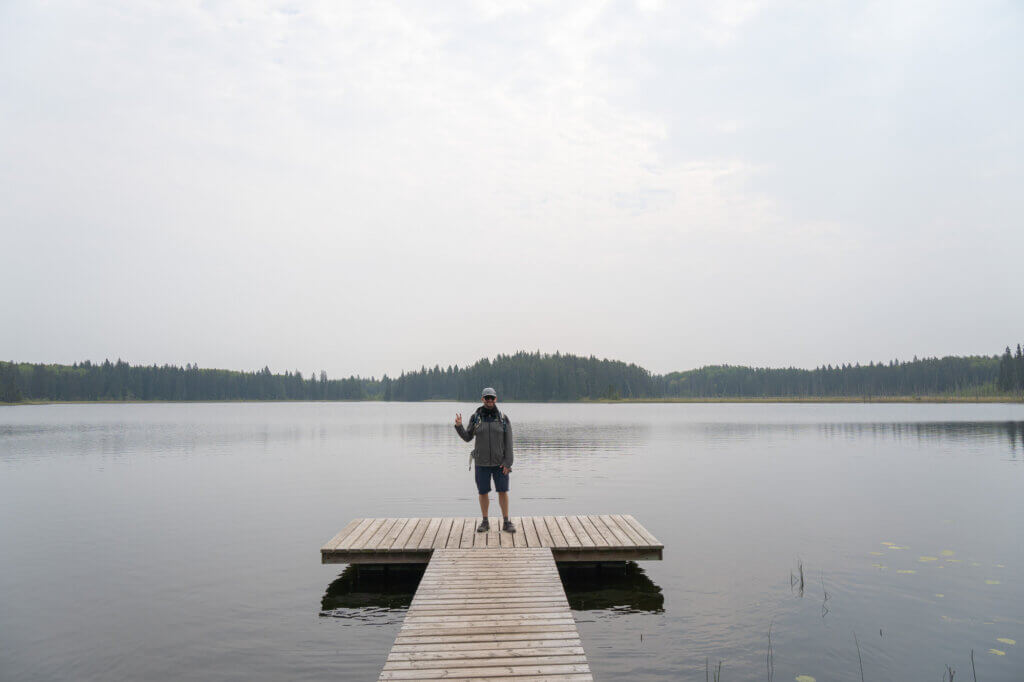 le Kinosao lake au Canada